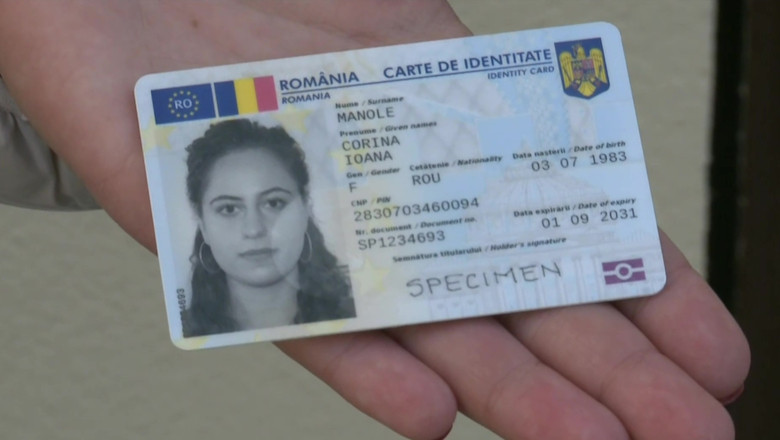 carte de identitate electronică specimen, cluj