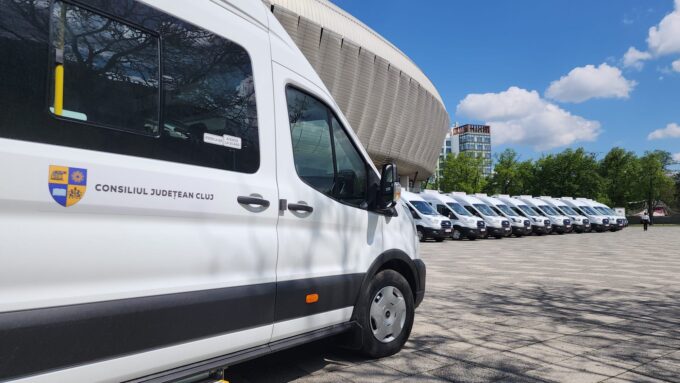microbuze electrice pentru fiecare comună din județul Cluj