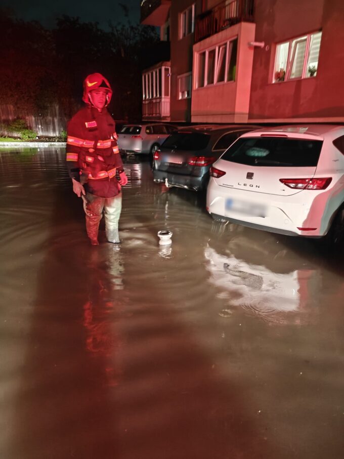 Inundații în Florești și Cluj-Napoca