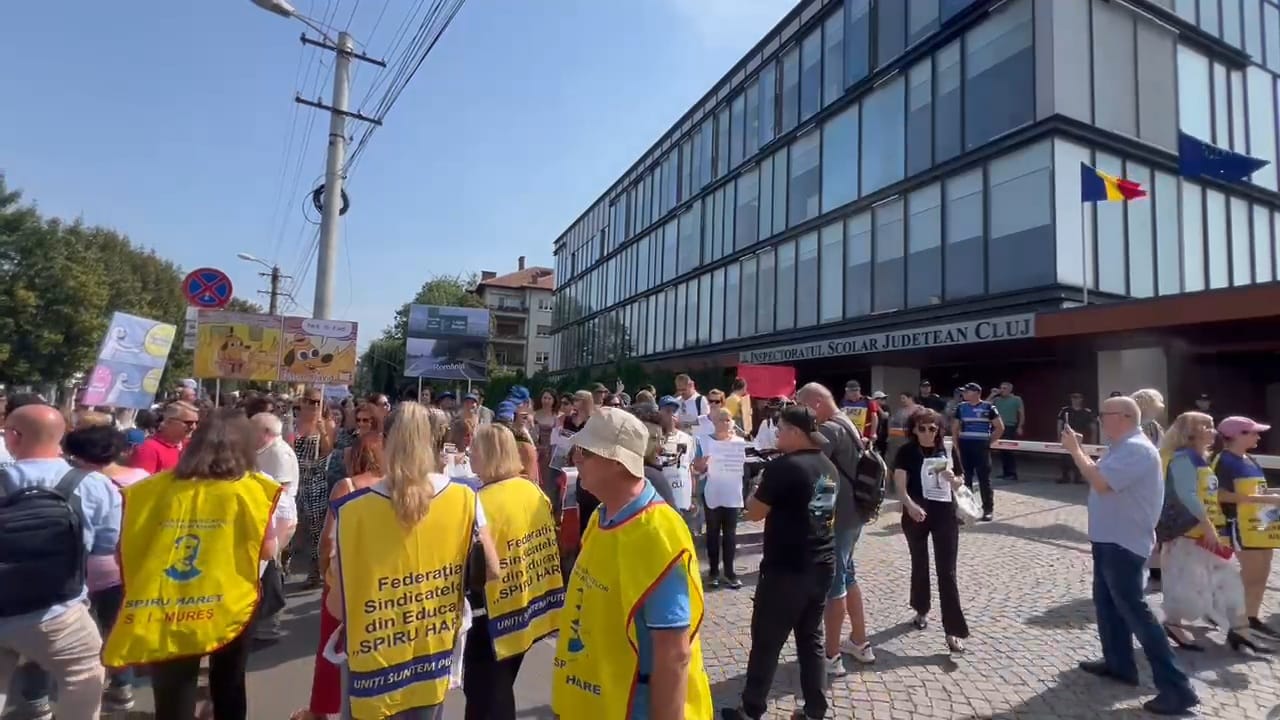 proteste la început de an școlar instanewscluj
