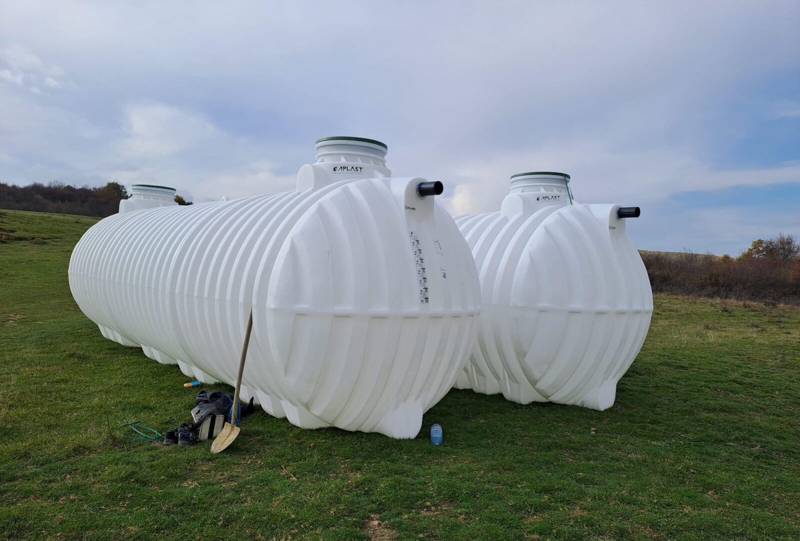 rezervoare de apă noi, comuna Sântioana