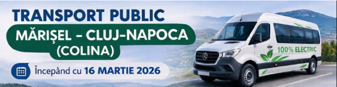 Transport public electric în Mărișel